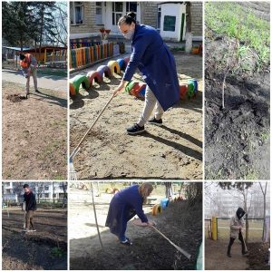 Astăzi în instituțiile de educație au continuat acțiunile de salubrizare/înverzire a teritoriului atribuit instituției…